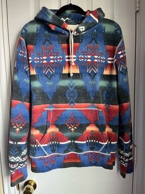 Ralph Lauren Multi-Color Aztec Hoodie